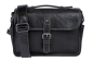Preview: Alpenleder Leder Fototasche "Presse" Ebenholz